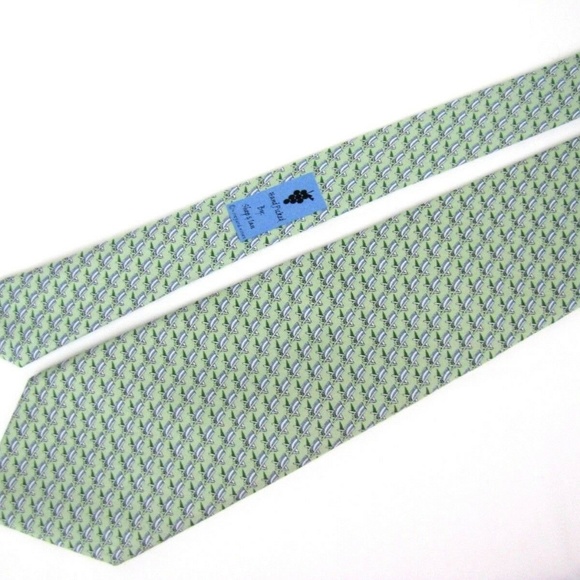 VINEYARD VINES Tie Green Blue Nautical Beach Chair - Picture 2 of 7